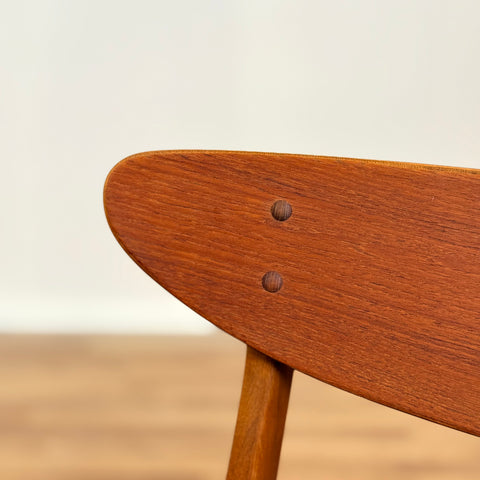 Set of 4 dining chairs, model 210, in teak, by Farstrup, 1950s-60s, Denmark