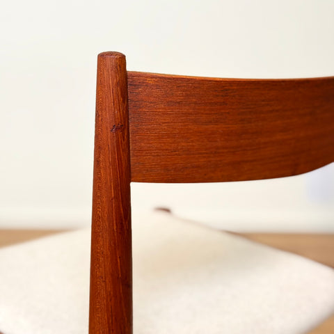 Set of 4 dining chairs in solid teak by Skovmand & Andersen, 1950s-60s, Denmark - Beyo Vintage