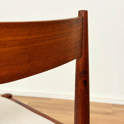 Set of 4 dining chairs in solid teak by Skovmand & Andersen, 1950s-60s, Denmark - Beyo Vintage