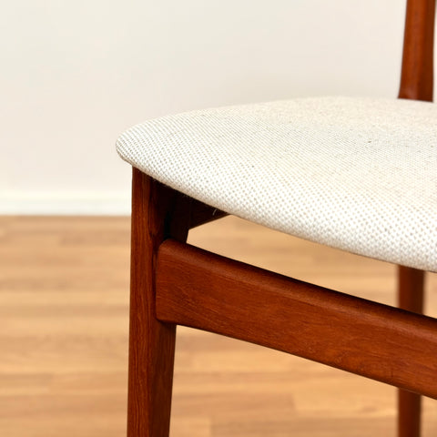 Set of 6 dining chairs by B. Rasmussen for Thorso Mobelfabrik, 1950s-60s, Denmark