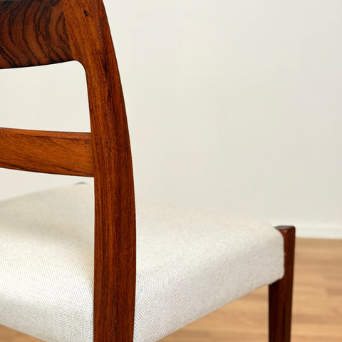 Set of 4 dining chairs, model Garmi by Troeds, 1950s-60s, Sweden