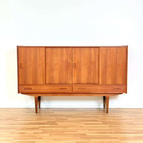 Highboard in teak by P. Westergaard Møbelfabrik, 1950s-60s, Denmark - Beyo Vintage