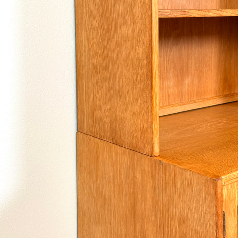Bookshelf in oak by Troeds, model 'Domimonte', designed by Nils Jonsson, 1960s-70s, Sweden
