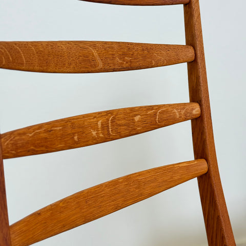 Set of 4 dining chairs in solid oak - Beyo Vintage
