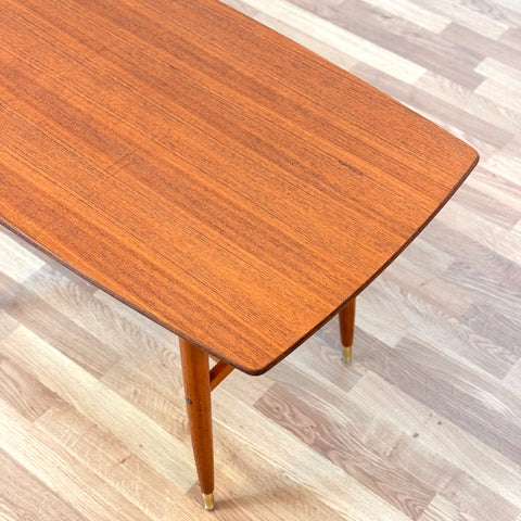 Coffee table in teak by Alberts Tibro, 1950s-60s, Sweden