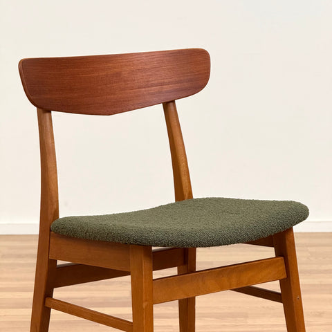 Set of 6 chairs made of teak & beech by Findahl Møbelfabrik, 1950s-60s, Denmark - Beyo Vintage