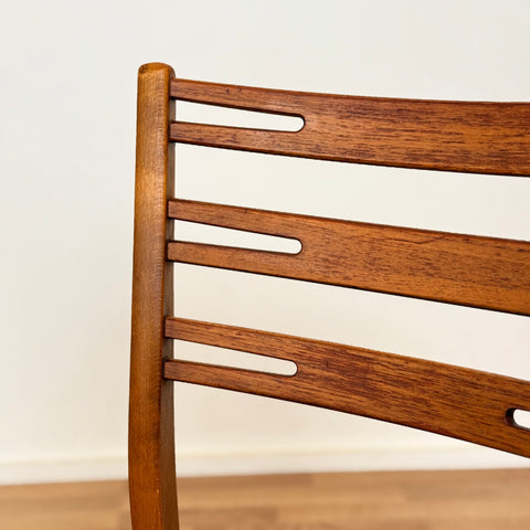 Set of 6 dining chairs 'model 219' in teak and beech by Farstrup, 1950s-60s, Denmark - Beyo Vintage