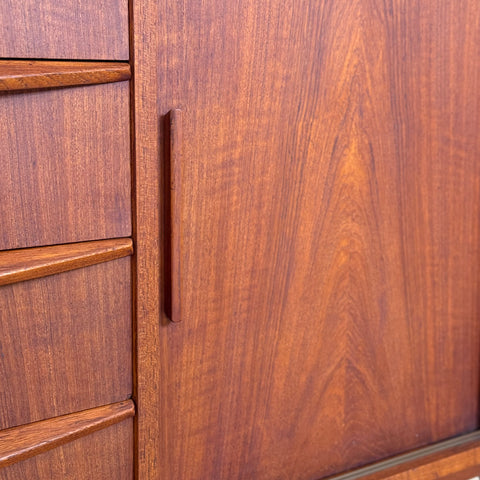 Sideboard in teak, 1950s-60s, Denmark - Beyo Vintage