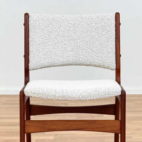 Set of 6 dining chairs in solid teak, by Eric Buch, 1950s-60s, Denmark - Beyo Vintage