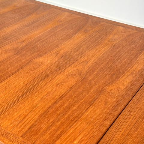 Dining table in teak by Slagelse Møbelværk A/S, 1950s-60s, Denmark - Beyo Vintage