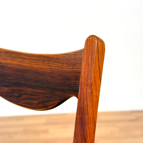 Set of 4 dining chairs in rosewood by Glyngøre Stolefabrik, 1950s-60s, Denmark - Beyo Vintage