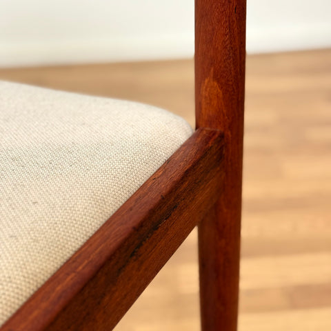 Set of 4 dining chairs in solid teak by Skovmand & Andersen, 1950s-60s, Denmark - Beyo Vintage