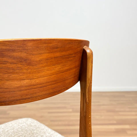 Set of 6 chairs made of teak & beech by Sax 1950s-60s, Denmark - Beyo Vintage