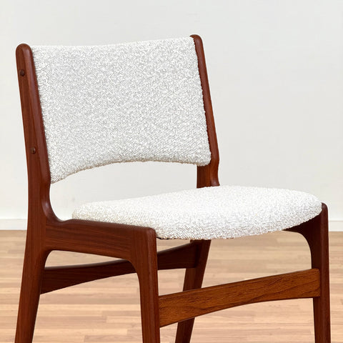 Set of 6 dining chairs in solid teak, by Eric Buch, 1950s-60s, Denmark - Beyo Vintage