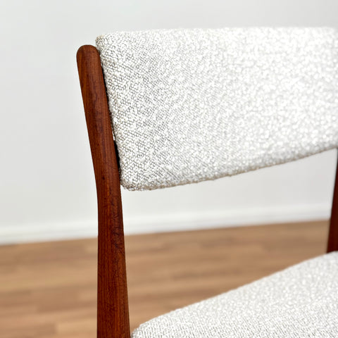Set of 4 dining chairs in teak by Poul Volther for Frem Rojle, 1950s-60s, Denmark - Beyo Vintage