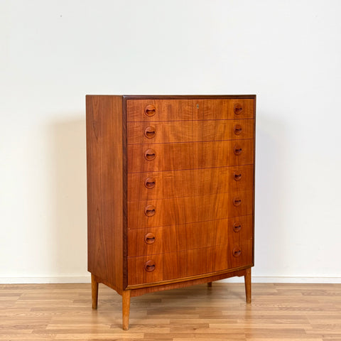 PRICE Chest of 7 drawers in teak, 1950s-60s, Denmark - Beyo Vintage