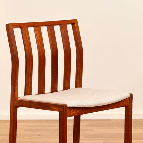 Set of 4 dining chairs in teak by Steen Eiler Rasmussen, 1950s-60s, Denmark - Beyo Vintage