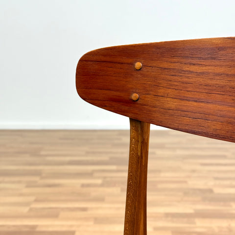 Set of 6 chairs made of teak & beech by Sax 1950s-60s, Denmark - Beyo Vintage