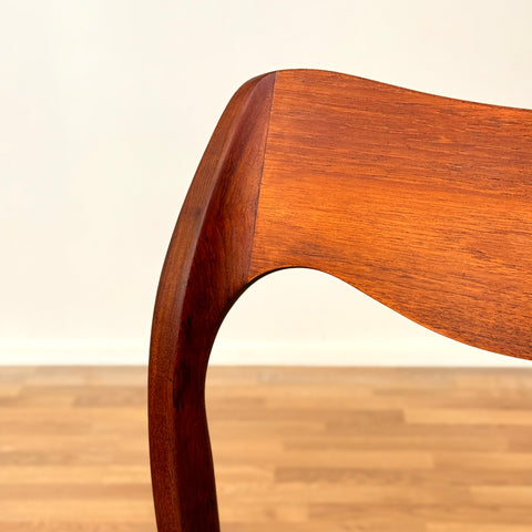 Set of 6 dining chairs in teak designed by Niels O. Moller, model '71', 1950s-60s, Denmark