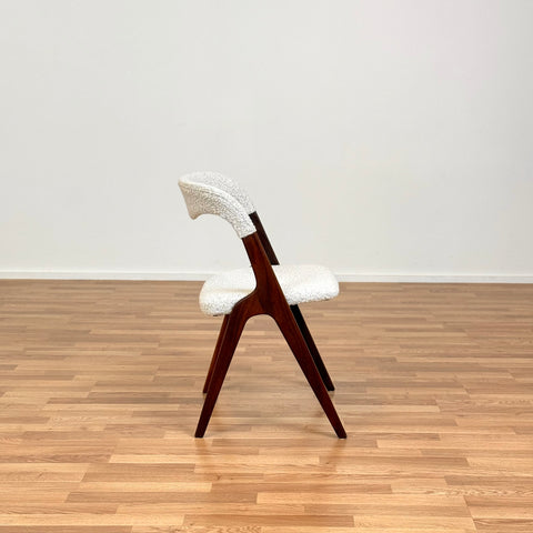 Set of 8 dining chairs "Sonja Chair" in teak by Johannes Andersen for Vamo, 1950s-60s, Denmark - Beyo Vintage