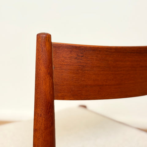 Set of 4 dining chairs in solid teak by Skovmand & Andersen, 1950s-60s, Denmark - Beyo Vintage