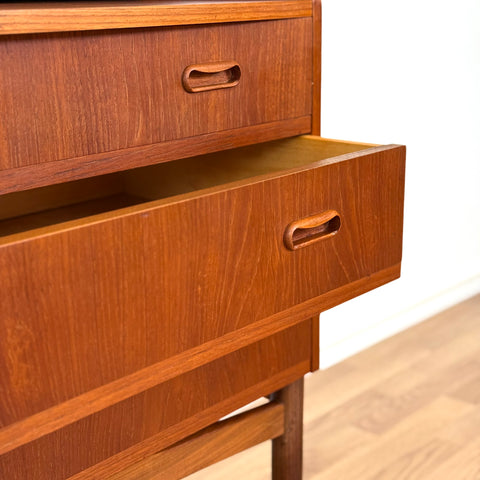 PRICE Secretary cabinet in teak, 1950s-60s, Denmark - Beyo Vintage