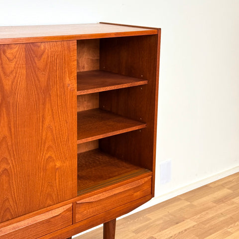 Highboard in teak, 1950s-60s, Denmark - Beyo Vintage