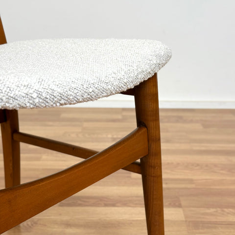Set of 6 chairs made of teak & beech, 1950s-60s, Denmark - Beyo Vintage