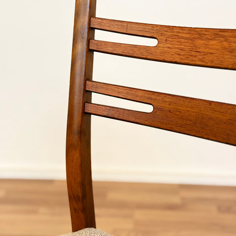 Set of 6 dining chairs 'model 219' in teak and beech by Farstrup, 1950s-60s, Denmark - Beyo Vintage