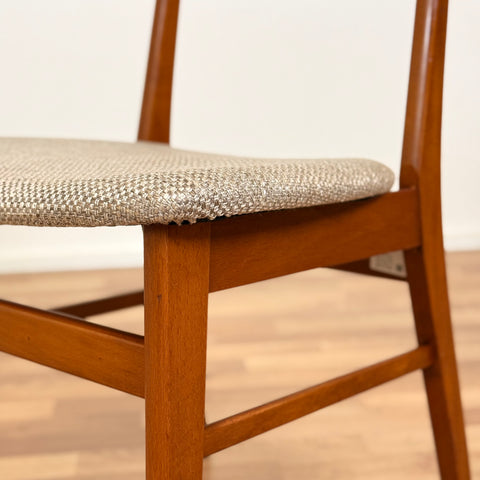 Set of 4 dining chairs in teak & beech, by Farstrup, 1950s-60s, Denmark
