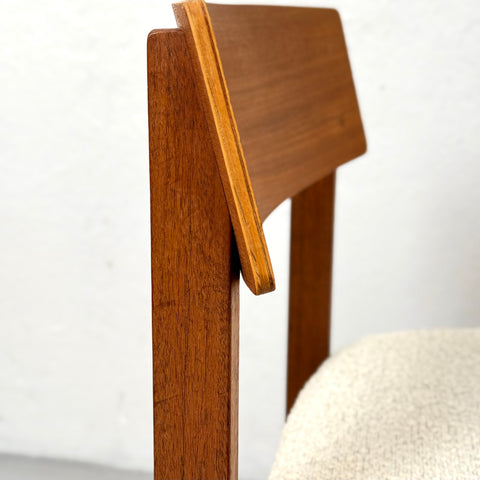 Set of 6 dining chairs in teak, 1950s-60s, Denmark - Beyo Vintage