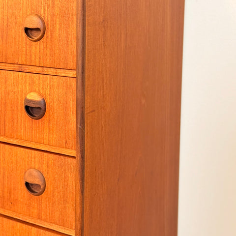 Chest of drawers in teak, 1950s-60s, Denmark - Beyo Vintage
