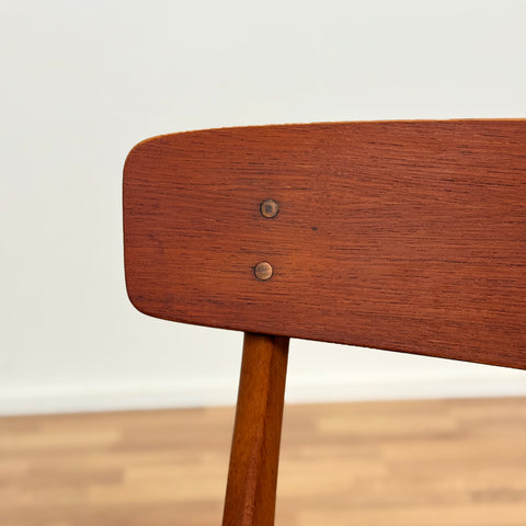 Set of 4 dining chairs in teak & beech, by Farstrup, 1950s-60s, Denmark