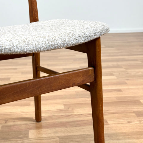 Set of 6 chairs made of teak & beech by Sax 1950s-60s, Denmark - Beyo Vintage
