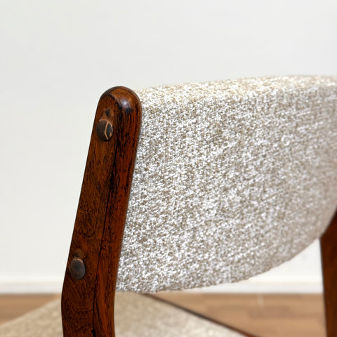 Set of 6 dining chairs in Santos rosewood by Erik Buch for Nova Stolefabrik, 1950s-60s, Denmark - Beyo Vintage