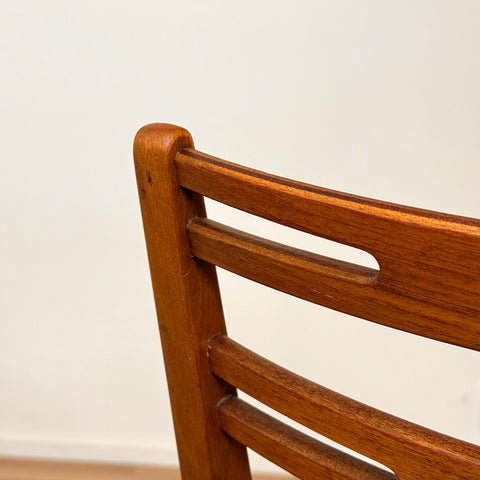 Set of 6 dining chairs 'model 219' in teak and beech by Farstrup, 1950s-60s, Denmark - Beyo Vintage