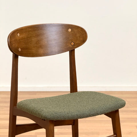 Set of 6 dining chairs in teak and beech, model Boel, Ikea, 1960s, Sweden - Beyo Vintage