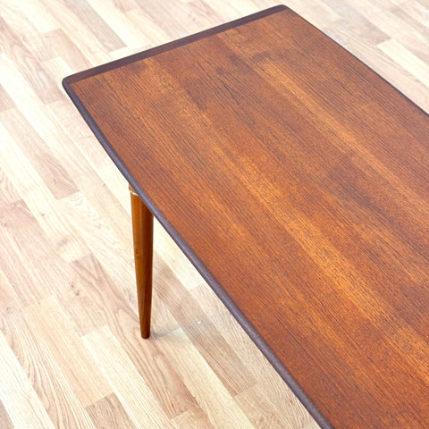Coffee table in teak by Björkås Möbelfabrik, Malmbäck, 1950s-60s, Sweden