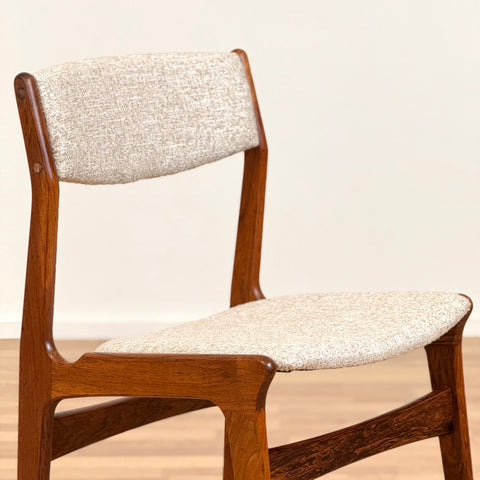 Set of 6 dining chairs in Santos rosewood by Erik Buch for Nova Stolefabrik, 1950s-60s, Denmark - Beyo Vintage
