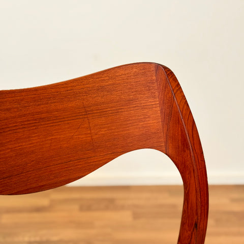 Set of 6 dining chairs Niels O. Moller, model '71', in teak, 1950s-60s, Denmark