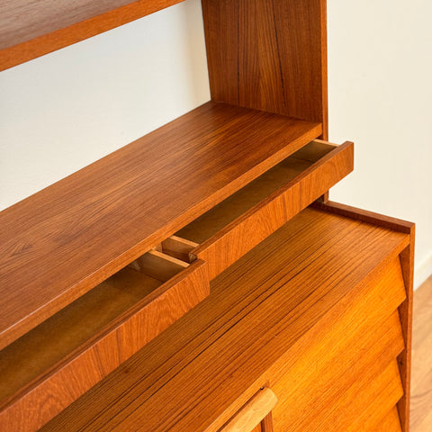 Bookshelf in teak, 1960s-70s, Sweden