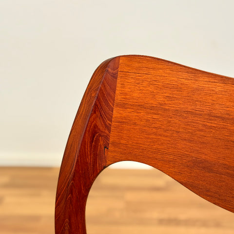 Set of 6 dining chairs Niels O. Moller, model '71', in teak, 1950s-60s, Denmark