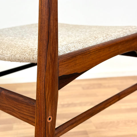 Set of 6 chairs in solid wood, 1950s-60s, Denmark - Beyo Vintage