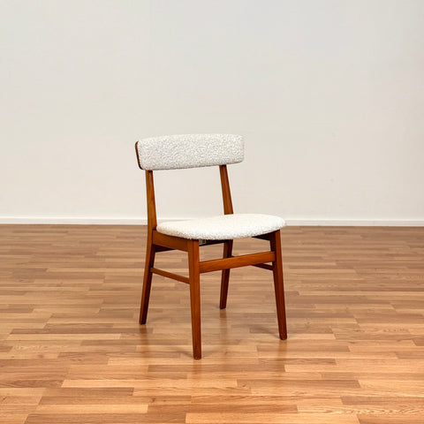 Set of 6 dining chairs in beech & teak, by Farstrup, 1950s-60s, Denmark