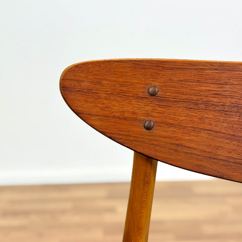 Set of 6 chairs made of teak and beech by Farstrup, 1950s-60s, Denmark - Beyo Vintage