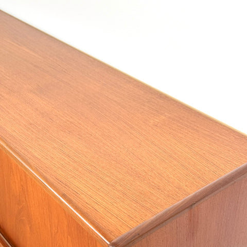 Highboard in teak, 1960s, Denmark - Beyo Vintage