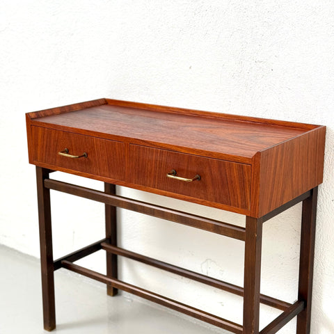 Halltable in mahogany with 2 drawers, Sweden - Beyo Vintage