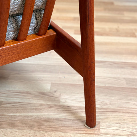 Armchair in solid teak by Folke Ohlsson for Bodafors, 1950s-60s, Sweden