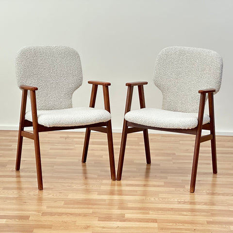 Armchair in bouclé, 1970s - Beyo Vintage
