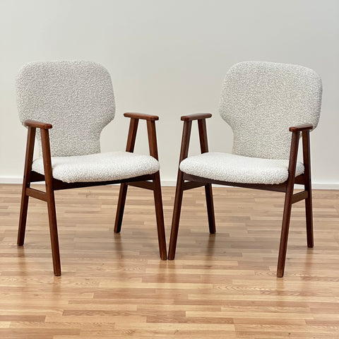 Armchair in bouclé, 1970s - Beyo Vintage